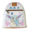 Mochila Star Wars Lucas Grogu With Frogs Brown Trim Loungefly 26cm