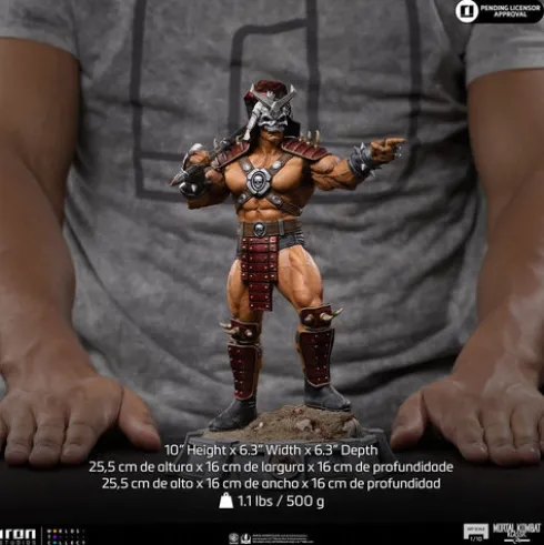 Mortal Kombat Estatua 1/10 Art Scale Shao Khan 26 cm