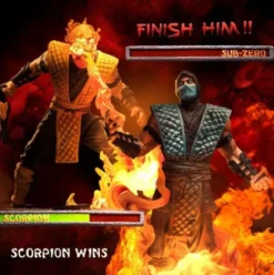 Mortal Kombat Estatua 1/10 Deluxe Art Scale Scorpion Fatality 27 cm