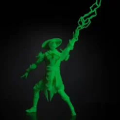 Mortal Kombat Figura Glow in the Dark Edition Raiden (Gold Label) 18 cm