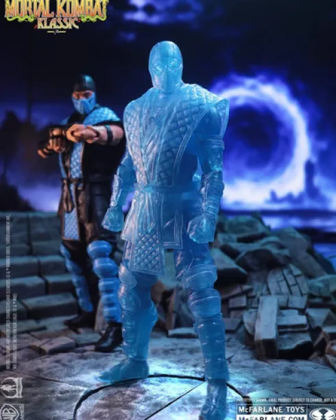 Mortal Kombat Klassic Figura Sub-Zero (Ice Clone) 18 cm