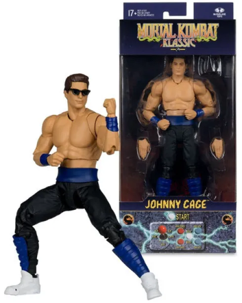 Mortal Kombat Klassics Figura de Acción Johnny Cage 19 cm