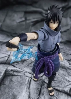 Naruto Figura SH-Figuarts Sasuke Uchiha Solitary Shinobi 15 cm