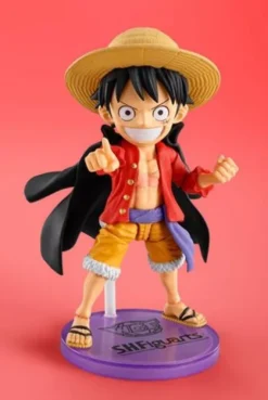 One Piece Figura World Collactable Figures x S.H. Figuarts Monkey D. Luffy 8 cm