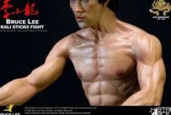 Operación Dragón My Favourite Movie Estatua 1/6 Bruce Lee Kali Sticks Fight Deluxe Basement Version 30 cm