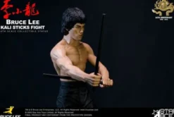 Operación Dragón My Favourite Movie Estatua 1/6 Bruce Lee Kali Sticks Fight Deluxe Basement Version 30 cm