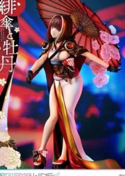 Original Illustration by Fuzichoco Estatua PVC 1/7 Prisma Wing Scarlet Umbrella And Peony 28 cm