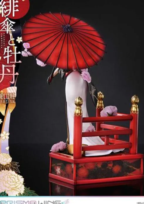 Original Illustration by Fuzichoco Estatua PVC 1/7 Prisma Wing Scarlet Umbrella And Peony Deluxe Version 32 cm