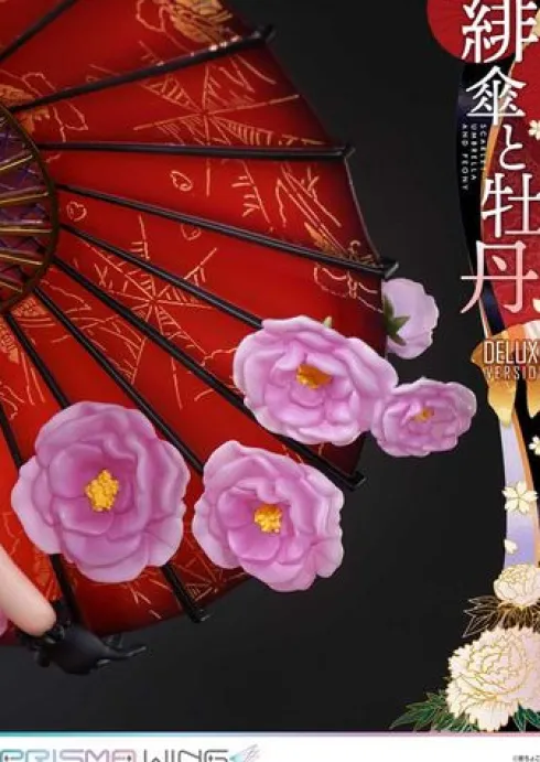 Original Illustration by Fuzichoco Estatua PVC 1/7 Prisma Wing Scarlet Umbrella And Peony Deluxe Version 32 cm