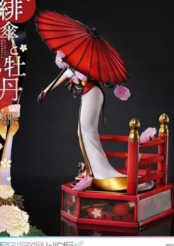 Original Illustration by Fuzichoco Estatua PVC 1/7 Prisma Wing Scarlet Umbrella And Peony Deluxe Version 32 cm
