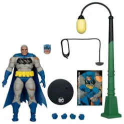 Pack de 3 Figuras Batman (Battle Damage Blue) (The Dark Knight Returns), Green Lantern (Green Lantern Corps and Huntress (The New 52)