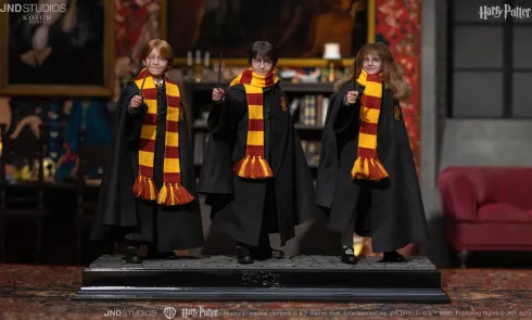 PACK 3 Harry Potter Figura 1/6 JND Studios, Harry Potter, Hermione Granger and Ron Weasley