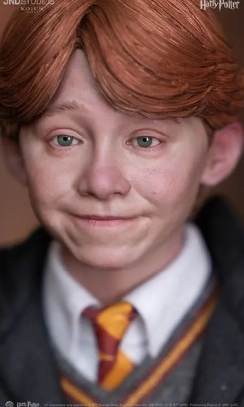 PACK 3 Harry Potter Figura 1/6 JND Studios, Harry Potter, Hermione Granger and Ron Weasley