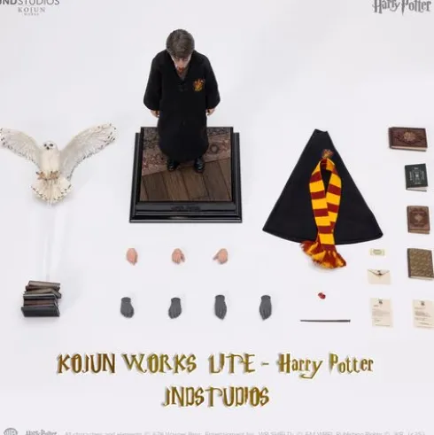 PACK 3 Harry Potter Figura 1/6 JND Studios, Harry Potter, Hermione Granger and Ron Weasley