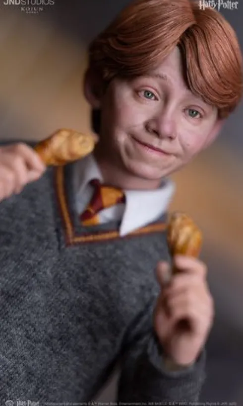 PACK 3 Harry Potter Figura 1/6 JND Studios, Harry Potter, Hermione Granger and Ron Weasley