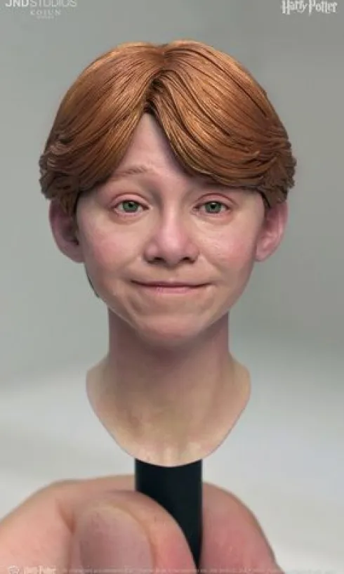 PACK 3 Harry Potter Figura 1/6 JND Studios, Harry Potter, Hermione Granger and Ron Weasley