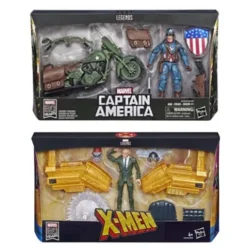 Pack Marvel Legends Professor X y Capitán América Hasbro