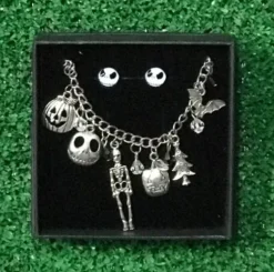 Pack Pulsera y Pendientes Pesadilla Antes De Navidad