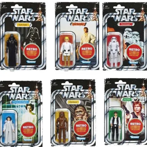 Pack Star Wars E5 6 Figuras Retro Kenner