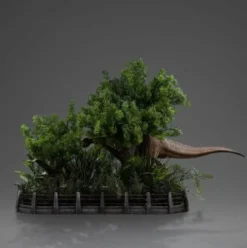 Parque Jurásico Estatua 1/20 Demi Art Scale T-Rex attacks Donald Gennaro 30 cm