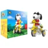 Peanuts Figura Super Cycles Joe Cool (Red with Yellow Trike) 13 cm