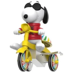 Peanuts Figura Super Cycles Joe Cool (Red with Yellow Trike) 13 cm