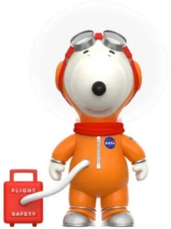 Peanuts Figura Supersize Vinyl Snoopy Spacesuit Orange 30 cm