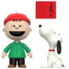 Peanuts pack de 2 Figuras ReAction Brown and Snoopy (Caroling) 10 cm
