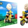 Peanuts Super Cycles Vehículo Charlie Brown (Blue w/ Yellow Trike)