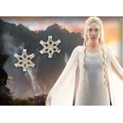 Pendientes Galadriel de Plata Pura El Hobbit Noble Collection