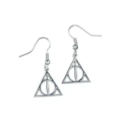 Pendientes Símbolo Reliquias De La Muerte Harry Potter