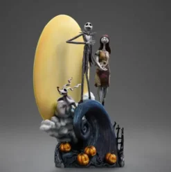 Pesadilla antes de Navidad Estatua 1/10 Deluxe Art Scale Jack and Sally 39 cm