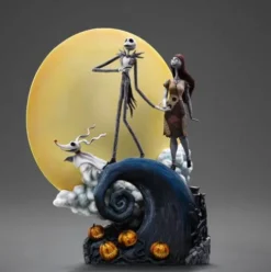 Pesadilla antes de Navidad Estatua 1/10 Deluxe Art Scale Jack and Sally 39 cm