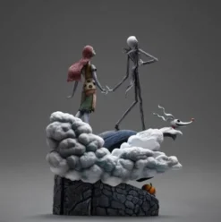 Pesadilla antes de Navidad Estatua 1/10 Deluxe Art Scale Jack and Sally 39 cm