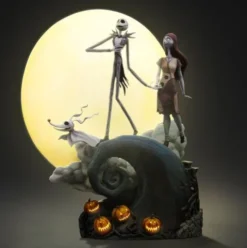 Pesadilla antes de Navidad Estatua 1/10 Deluxe Art Scale Jack and Sally 39 cm