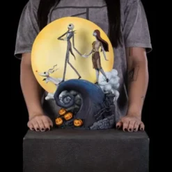 Pesadilla antes de Navidad Estatua 1/10 Deluxe Art Scale Jack and Sally 39 cm