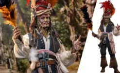 Piratas del Caribe: El Cofre del Hombre Muerto Figura DX 1/6 Pelegostos Chief Jack Sparrow