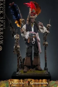 Piratas del Caribe: El Cofre del Hombre Muerto Figura DX 1/6 Pelegostos Chief Jack Sparrow