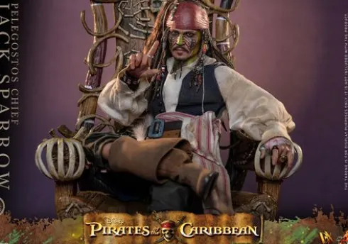 Piratas del Caribe: El Cofre del Hombre Muerto Figura DX 1/6 Pelegostos Chief Jack Sparrow