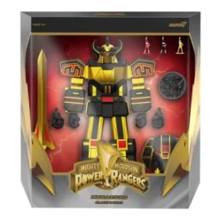 Power Rangers Figura Ultimates Megazord (Black/Gold) 18 cm