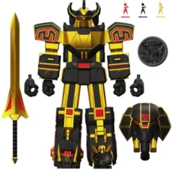 Power Rangers Figura Ultimates Megazord (Black/Gold) 18 cm