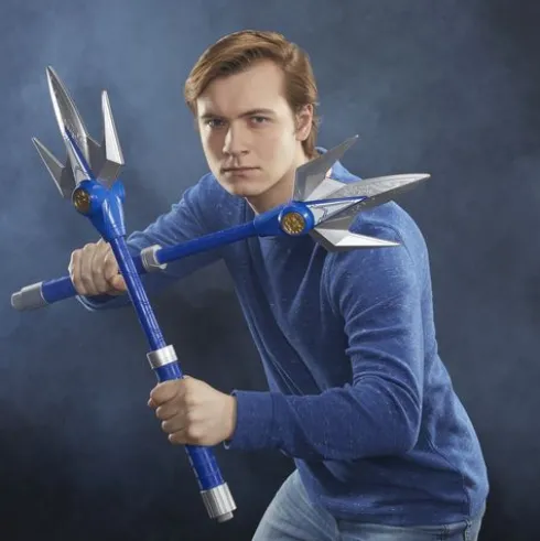 Power Rangers Lightning Collection Mighty Morphin Blue Ranger Power Lance