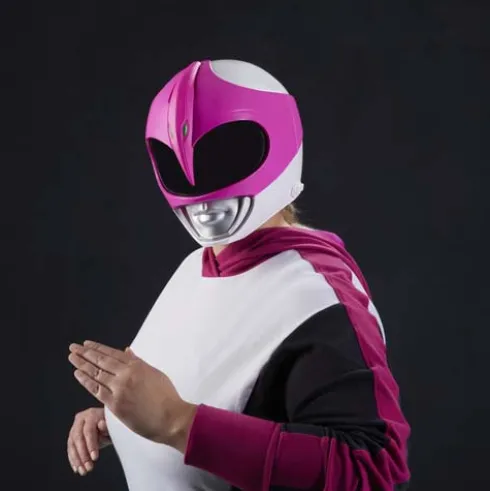 Power Rangers Lightning Collection Mighty Morphin Pink Helmet