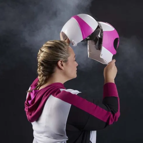 Power Rangers Lightning Collection Mighty Morphin Pink Helmet