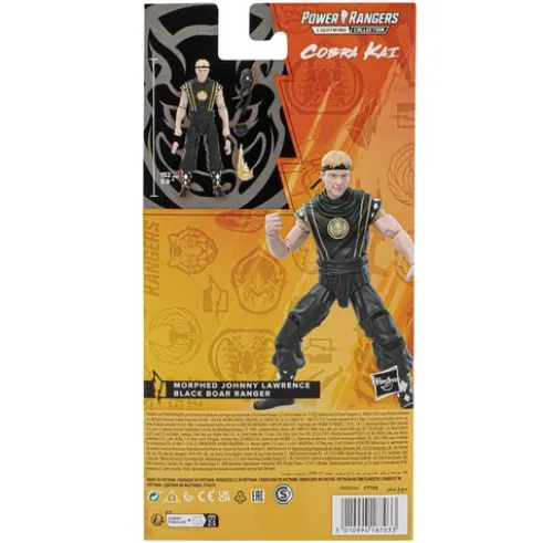 Power Rangers Lightning Collection Mighty Morphin X Cobra Kai Johnny Lawrence Morphed Black Boar Ranger