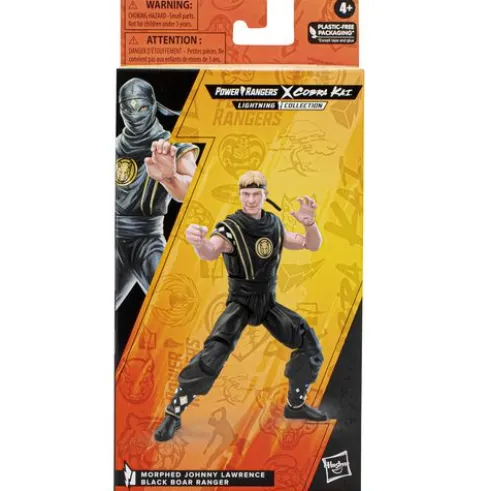 Power Rangers Lightning Collection Mighty Morphin X Cobra Kai Johnny Lawrence Morphed Black Boar Ranger