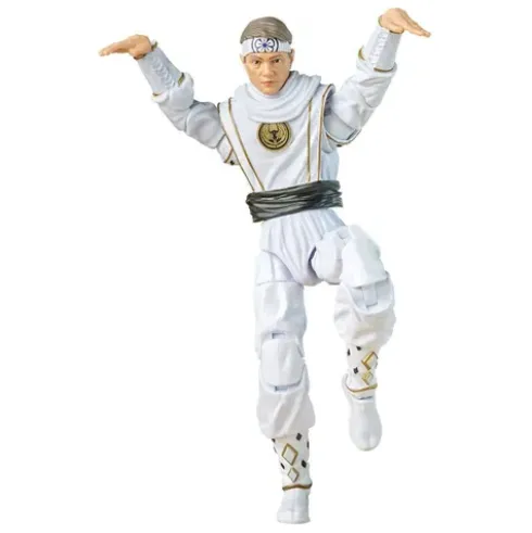 Power Rangers Lightning Collection Mighty Morphin X Cobra Kai Daniel LaRusso Morphed White Crane Ranger