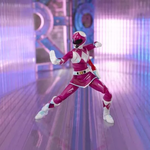 Power Rangers Lightning Collection Cel-Shaded Mighty Morphin Pink Ranger