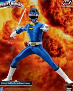 Power Rangers Turbo Figura FigZero 1/6 Blue Turbo Power Ranger 30 cm