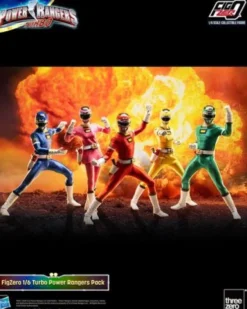 Power Rangers Turbo Pack de 5 Figuras FigZero 1/6 Turbo Power Rangers 30 cm